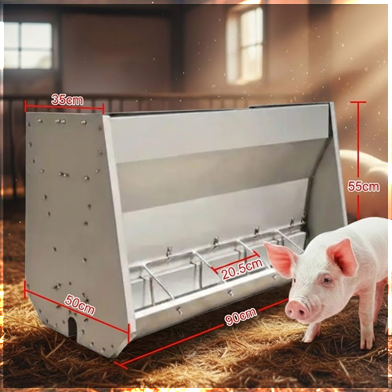 Comedero de acero inoxidable para lechón, tolva de 60k de alimento balanceado