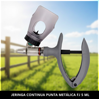 Jeringa continua punta metálica F1, 5 ml